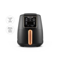 Karaca Air Pro Cook XL 2 in 1 Konuşan Airfryer Black Copper