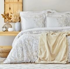 Karaca Home Bled Gri %100 Pamuk Çift Kişilik Nevresim Takımı