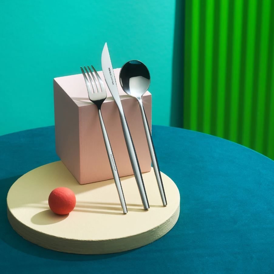 Karaca Mild 316+ Çelik 84 Parça 12 Kişilik Premium Çatal Kaşık Bıçak Takımı