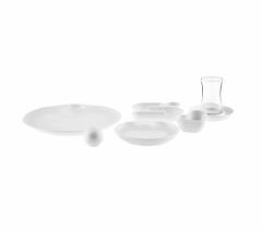 Karaca Streamline Salsa Fine Bone 26 Parça 6 Kişilik Kahvaltı/Servis Takımı