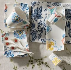 Karaca Monty 32 Parça 6 Kişilik Kare Kahvaltı Takımı