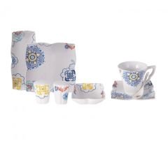 Karaca Monty 32 Parça 6 Kişilik Kare Kahvaltı Takımı