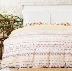 Karaca Home Alegra Mood Multi %100 Pamuk Çift Kişilik Nevresim Takımı
