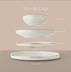Schafer Adel Gold 56 Parça 12 Kişilik Yemek Takımı