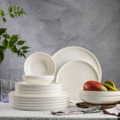 Schafer Vita 24 Parça 6 Kişilik Krem Yemek Takımı