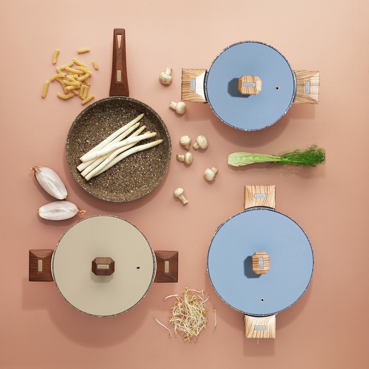 Schafer Toscana 7 Parça Döküm Tencere Seti