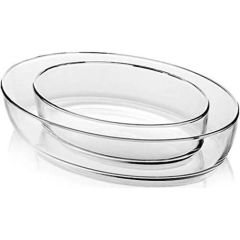 Paşabahçe Borcam 2''li Oval Tepsi
