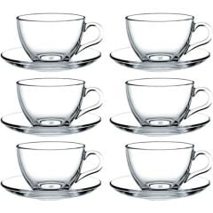 Paşabahçe Basic 6 Lı Çay Fincan Takımı