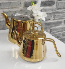 SILA Meyra Gold Demlik Çaydanlık Takımı